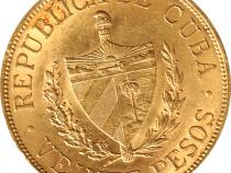 Kuba 20 Pesos Goldmünze 1915