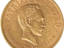 Kuba 10 Pesos Goldmünze 1916