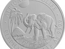 Somalia Elefant 1 Kilo Silber 2017