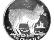 Isle of Man Crown Cat 1988