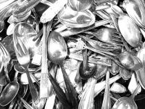 800 Silberbesteck verkaufen Gabel Löffel