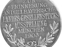 Silber Medaille Bayern München Stadt 1903