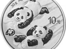 China Panda 1 Kilo 2022 Silberpanda 300 Yuan