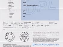 Diamant und Brillant 0,33 Carat mit Zertifikat DPL-SA066