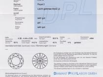 Diamant und Brillant 0,32 Carat mit Zertifikat DPL-SA067