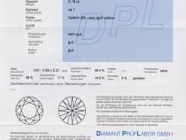 Diamant und Brillant 0,18 Carat mit Zertifikat DPL-SA068