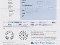Diamant und Brillant 0,20 Carat mit Zertifikat DPL-TZ703