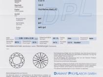Diamant und Brillant 0,22 Carat mit Zertifikat DPL-TZ704