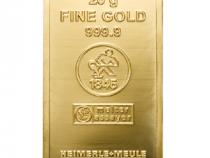 Goldbarren 20 Gramm Heimerle Responsive & Fair