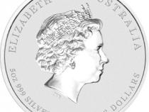 Lunar II Silbermünze Australien Pferd 5 Unzen 2014 Perth Mint