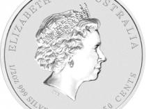 Lunar II Silbermünze Australien Pferd 1/2 Unze 2014 Perth Mint