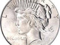 American Silber Peace Dollar USA historische Silbermünze