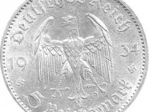 Garnisonskirche mit Datum 5 Reichsmark Silbermünze