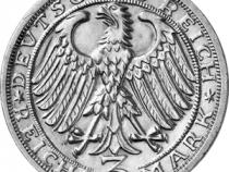 Jaeger 333 Weimarer Republik 3 Reichsmark Stadtrecht Naumburg 1928