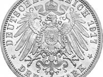 Jaeger 77 Hessen 3 Mark Regierungsjubiläum 1917