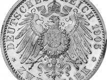 Jaeger 91 Mecklenburg Strelitz 2 Mark Adolf Friedrich 1905
