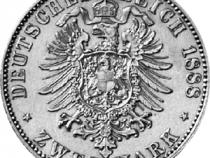 Jaeger 100 Preussen 2 Mark Wilhelm II 1888