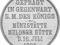 Jaeger 126 Sachsen 2 Mark Albert Münzbesuch 1892