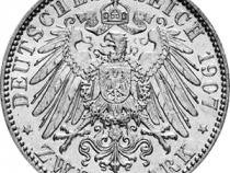 Jaeger 134 Sachsen 2 Mark Friedrich August III 1905-1914