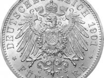 Jaeger 143 Sachsen Altenburg 5 Mark Ernst 1901