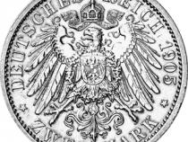 Jaeger 147 Sachsen Coburg Gotha 2 Mark Carl Eduard 1905