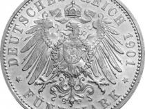 Jaeger 150 Sachsen Meiningen 5 Mark Georg II 1901