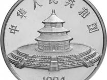 China Panda 5 Unzen 1994 Silberpanda 50 Yuan