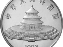 China Panda 12 Unzen 1993 100 Yuan eingeschweißt mit Box