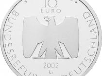10 Euro Silber Gedenkmünze ST 2002 Deutsches Fernsehen