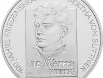 10 Euro Silber Gedenkmünze ST 2005 Bertha Suttner