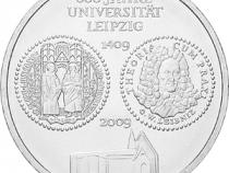 10 Euro Silber Gedenkmünze PP 2009 Uni Leipzig