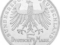5 DM Silber Gedenkmünze Friedrich Schiller 1955