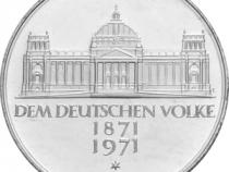 5 DM Silber Gedenkmünze Reichsgründung 1971