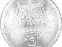 5 DM Silber Gedenkmünze Albrecht Dürer 1972