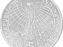5 DM Silber Gedenkmünze Nikolaus Kopernikus 1973