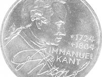 5 DM Silber Gedenkmünze Immanuel Kant 1974