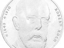 10 DM Silber Gedenkmünze Robert Koch 1994