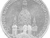 10 DM Silber Gedenkmünze Frauenkirche Dresden 1995