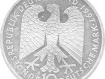 10 DM Silber Gedenkmünze Heinrich Heine 1997