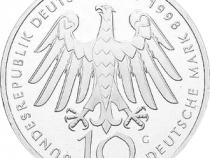 10 DM Silber Gedenkmünze Hildegard von Bingen 1998