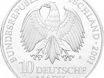 10 DM Silber Gedenkmünze Stralsund 2001