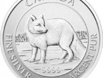 1,5 Unzen Silber Polar Serie Fuchs 2014 Kanada Royal Mint