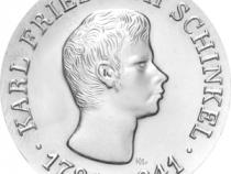 DDR 1966 10 Mark Silber Gedenkmünze Karl Friedrich Schinkel