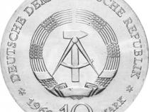 DDR 1969 10 Mark Silber Gedenkmünze Johann Friedrich Böttger