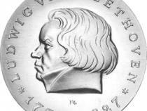 DDR 1970 10 Mark Silber Gedenkmünze Ludwig van Beethoven