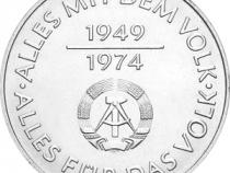 DDR 1974 10 Mark Gedenkmünze 25 Jahre DDR