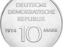 DDR 1974 10 Mark Gedenkmünze 25 Jahre DDR