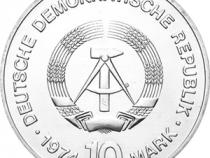 DDR 1974 10 Mark Silber Gedenkmünze Städtemotiv