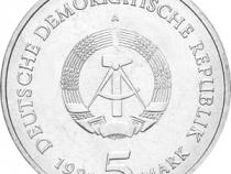 DDR 1982 5 Mark Gedenkmünze Wartburg Eisenach