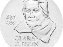 DDR 1982 20 Mark Silber Gedenkmünze Clara Zetkin